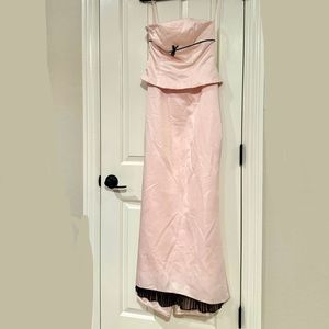 Vintage Pink Strapless Dress